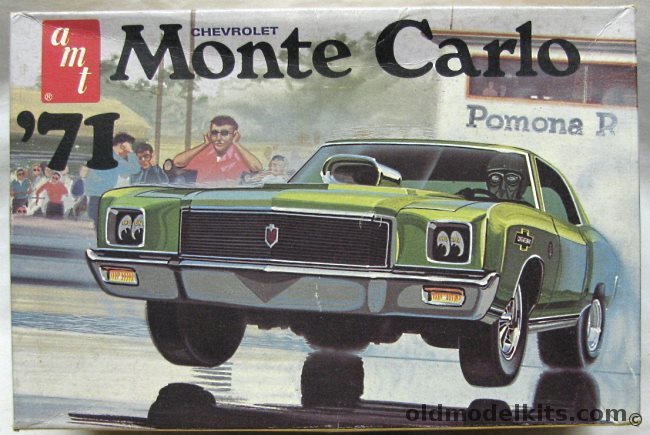 AMT 1/25 1971 Chevorlet Monte Carlo - Stock / Custom / Drag Versions, T119-225 plastic model kit